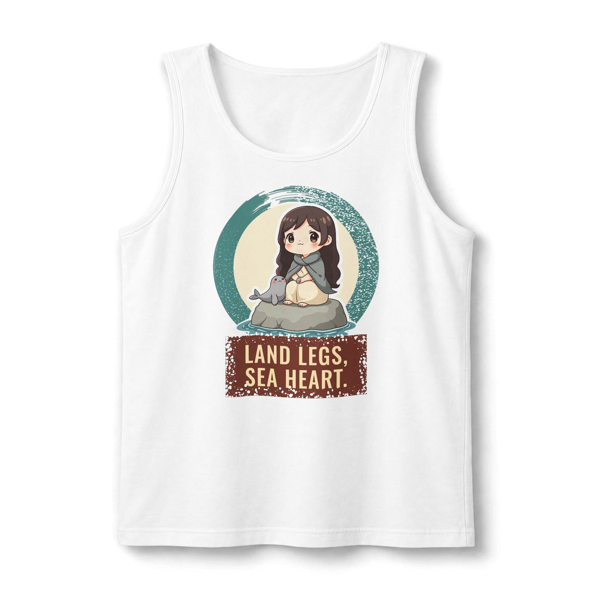 Selkie: Grey Selkie of Sule Skerry — Unisex Muscle Tank