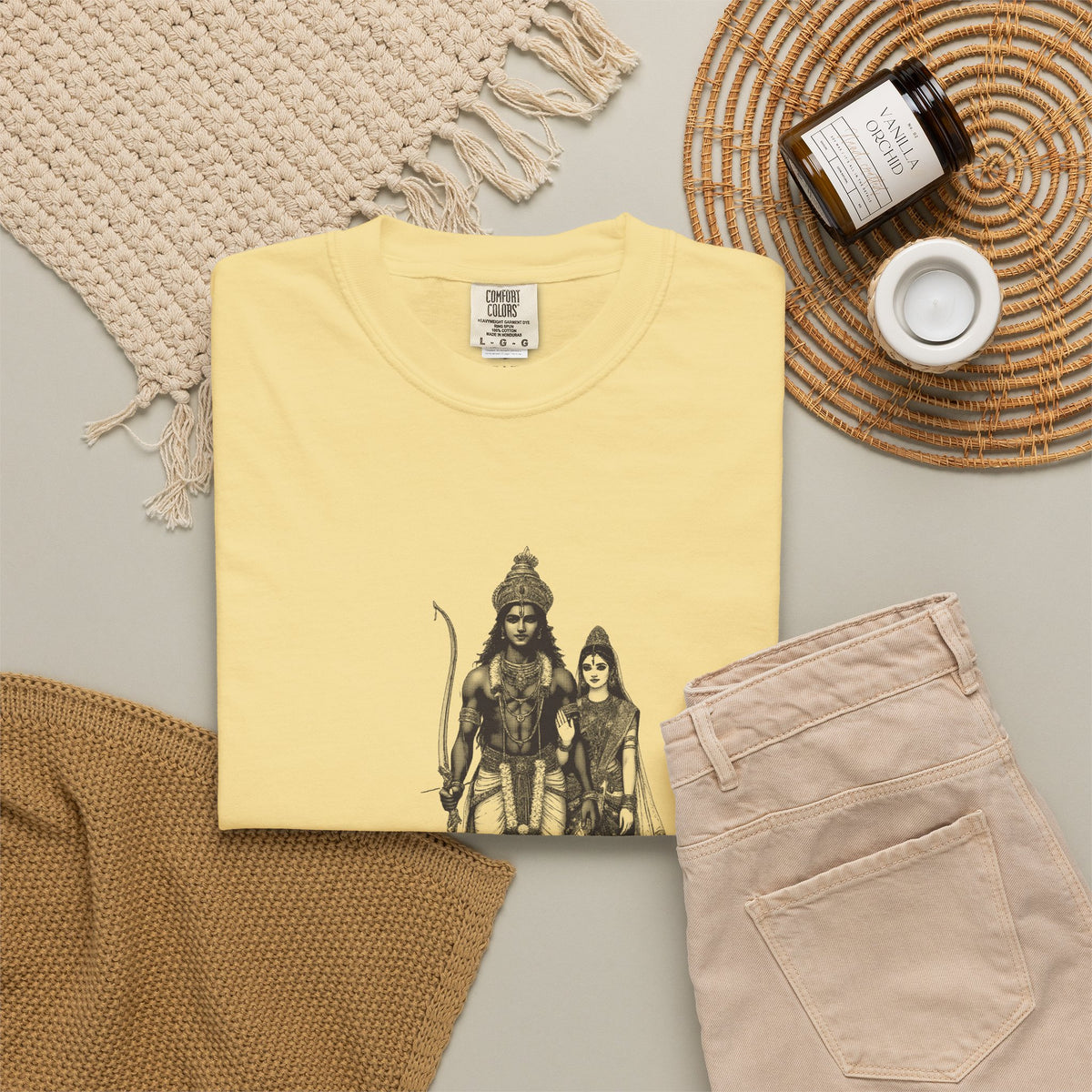 Rama · “A promise is a promise.” — Garment-Dyed One-Ink Tee
