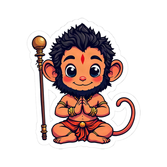 Hanuman: Painted in Sindoor for Rama — Sticker