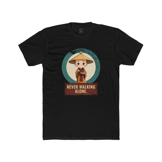 Kōbō Daishi · “Never walking alone.” — Unisex T-Shirt