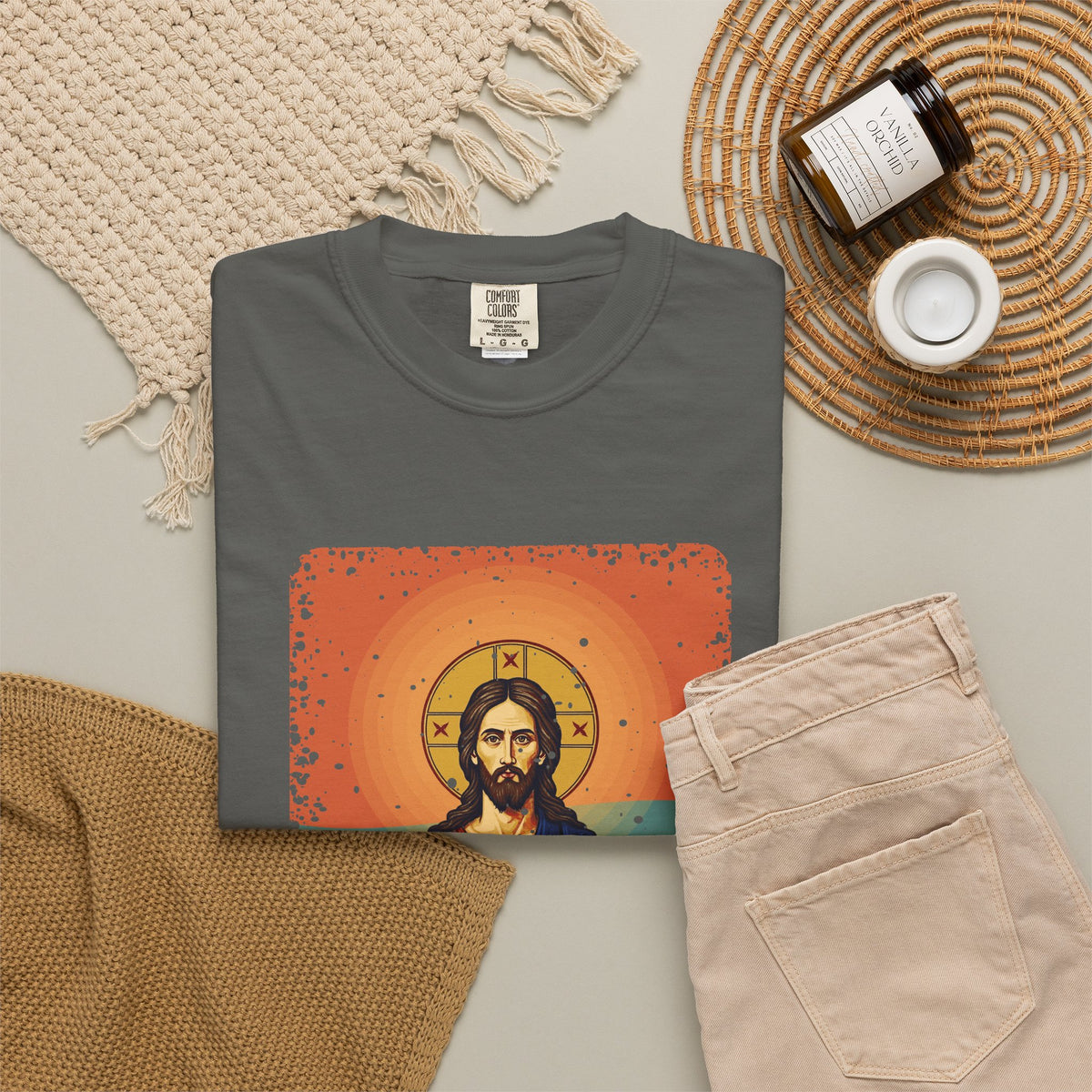 Jesus Christ · “How long must I put up with you?” — Garment-Dyed T-Shirt