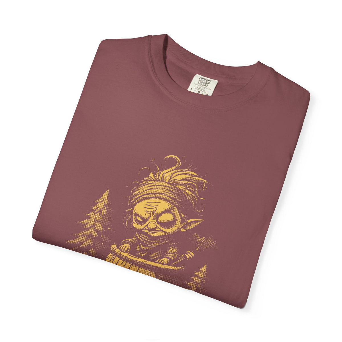 Baba Yaga · “Polite visitors welcome.” — Garment-Dyed One-Ink Tee