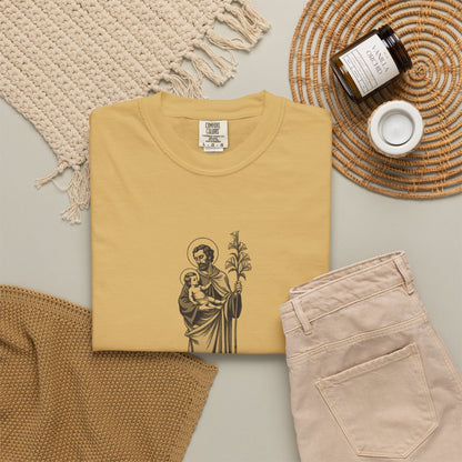 St Joseph · “Said nothing. Did everything.” — Garment-Dyed One-Ink Tee