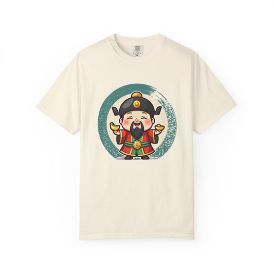 Caishen: Inviting Wealth and Treasure — Garment-Dyed T-Shirt