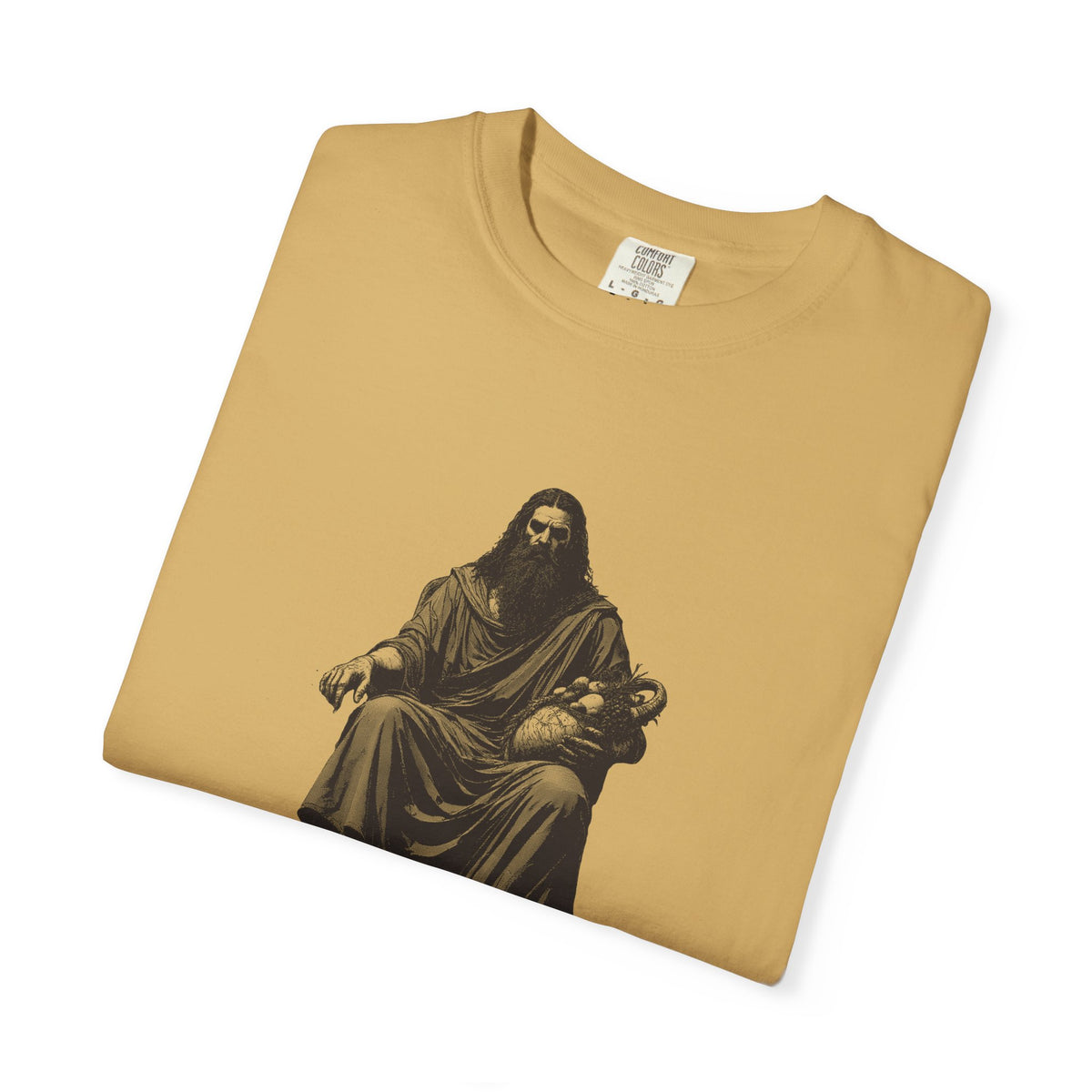 Hades · “Stern, not wicked.” — Garment-Dyed One-Ink Tee