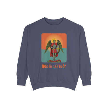 St Michael the Archangel: Chief Commander of Heaven — Garment-Dyed Sweatshirt