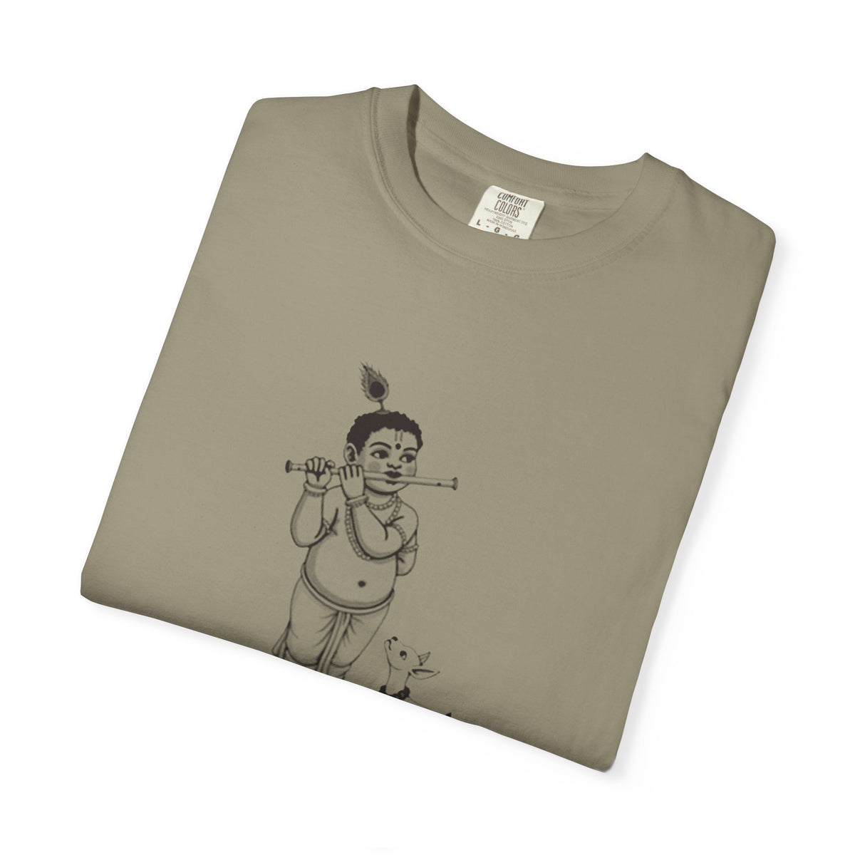 Krishna · “Butter thief. Heart thief.” — Garment-Dyed One-Ink Tee