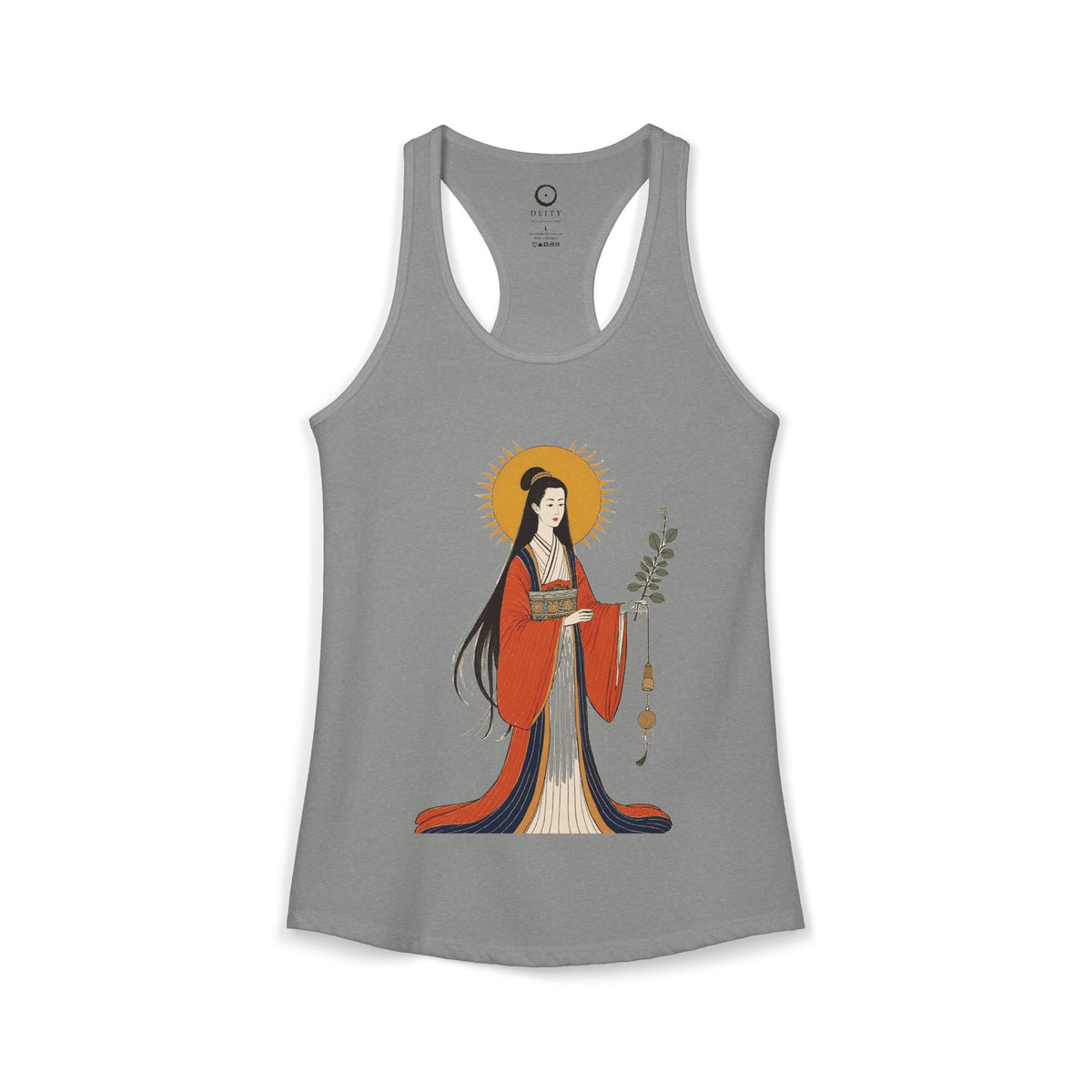 Amaterasu: She Who Shines in Heaven — Women's Racerback Tank