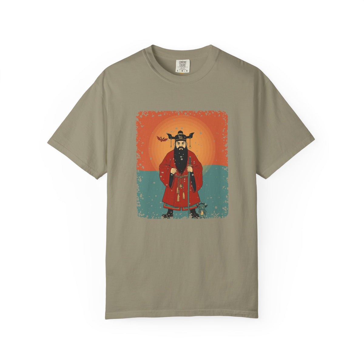 Zhong Kui: The Demon Queller — Garment-Dyed T-Shirt