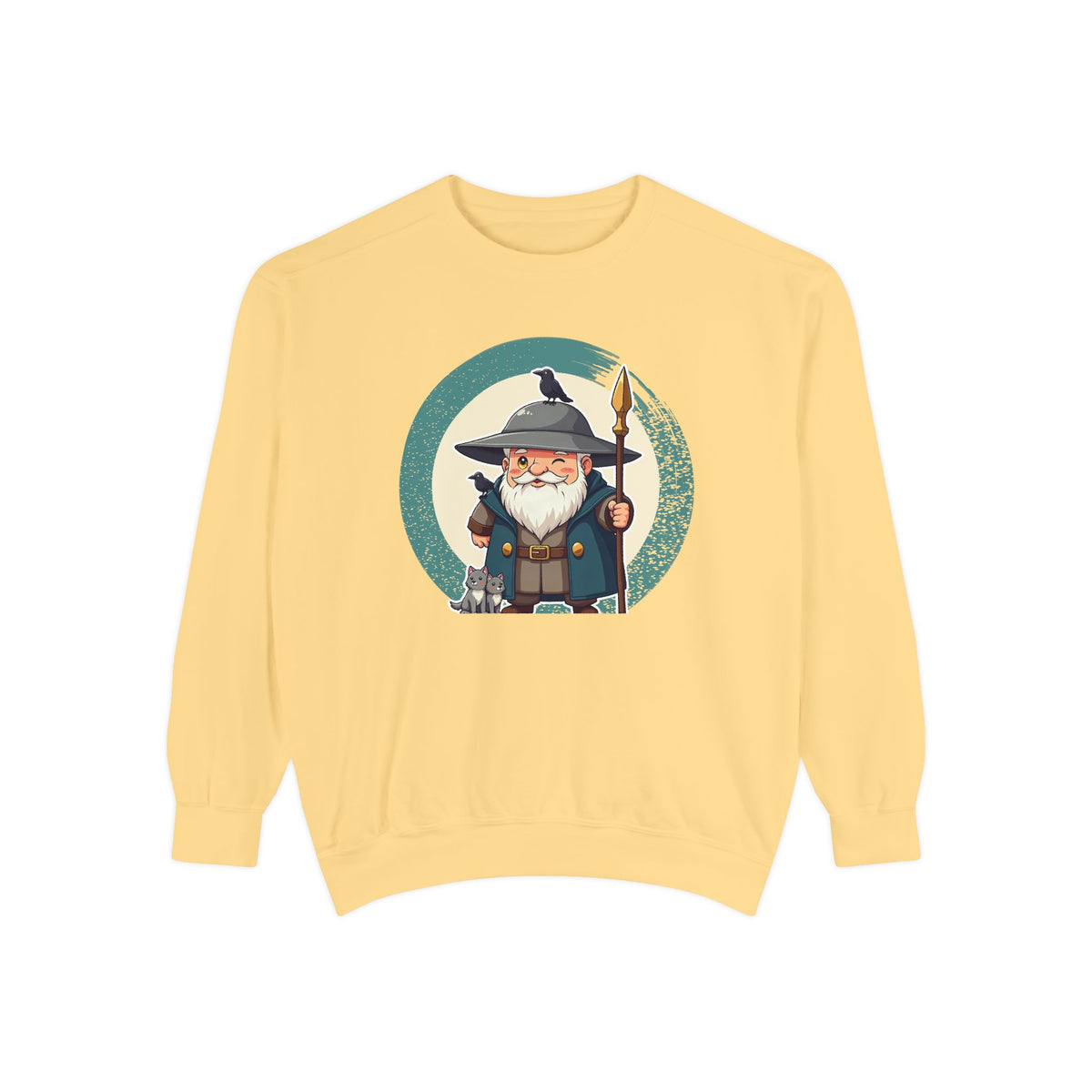 Odin: Gave an Eye for Wisdom — Garment-Dyed Sweatshirt