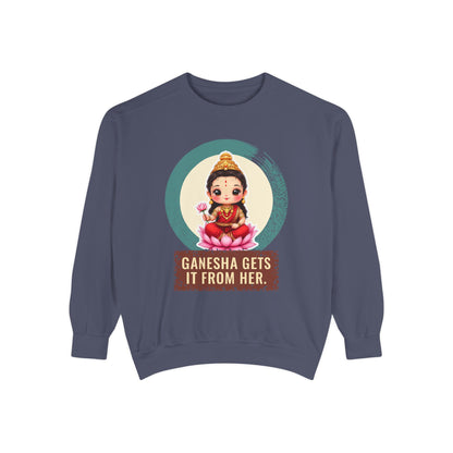 Parvati: Gauri, the Radiant One — Garment-Dyed Sweatshirt