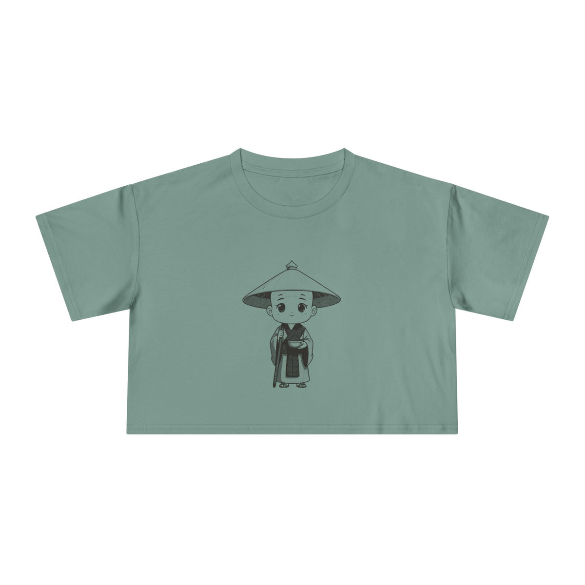 Kōbō Daishi: Walking with Every Pilgrim — Women's Crop Tee