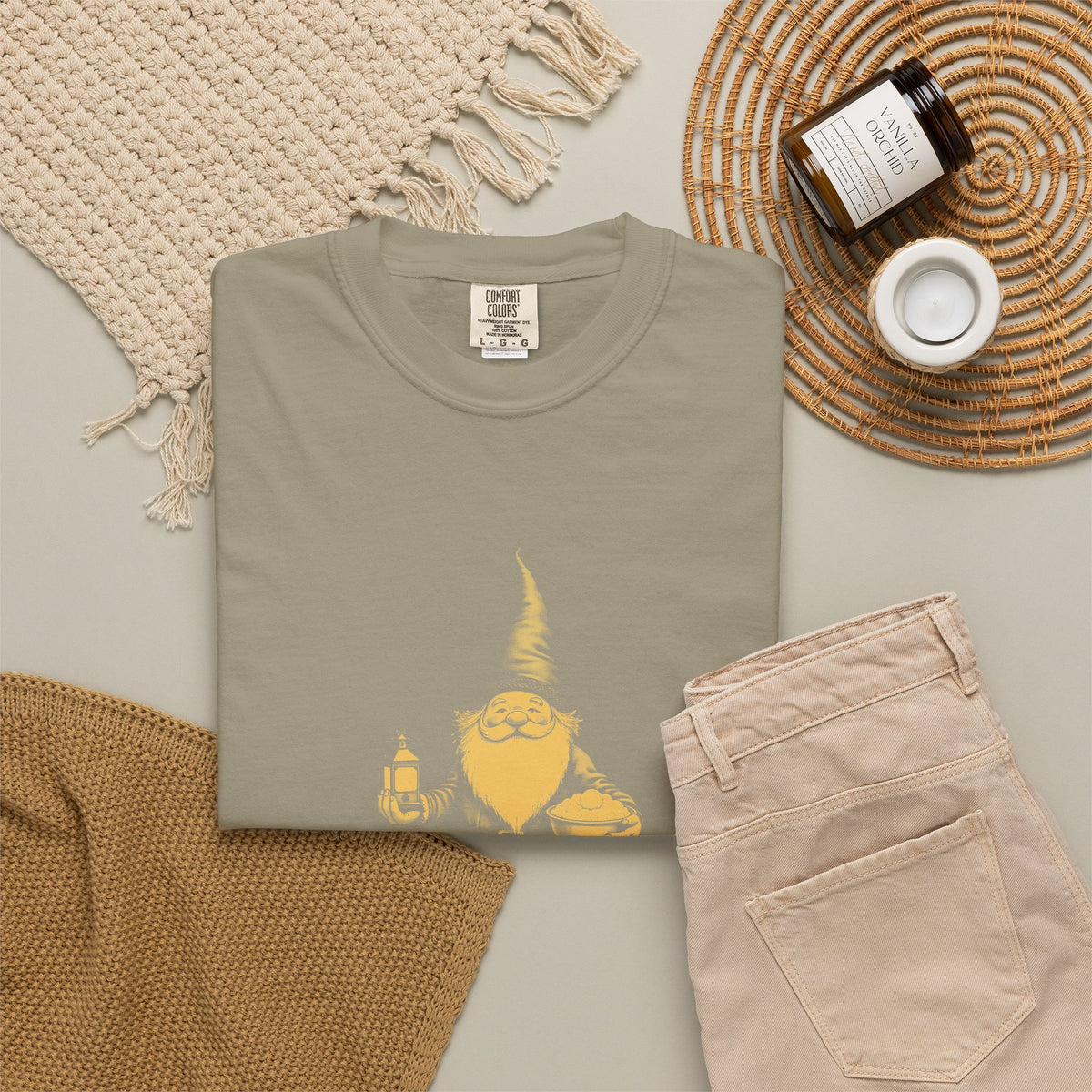 Tomte · “Don't forget the butter.” — Garment-Dyed One-Ink Tee
