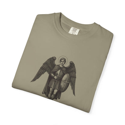St Michael the Archangel: Chief Commander of Heaven — Garment-Dyed One-Ink Tee