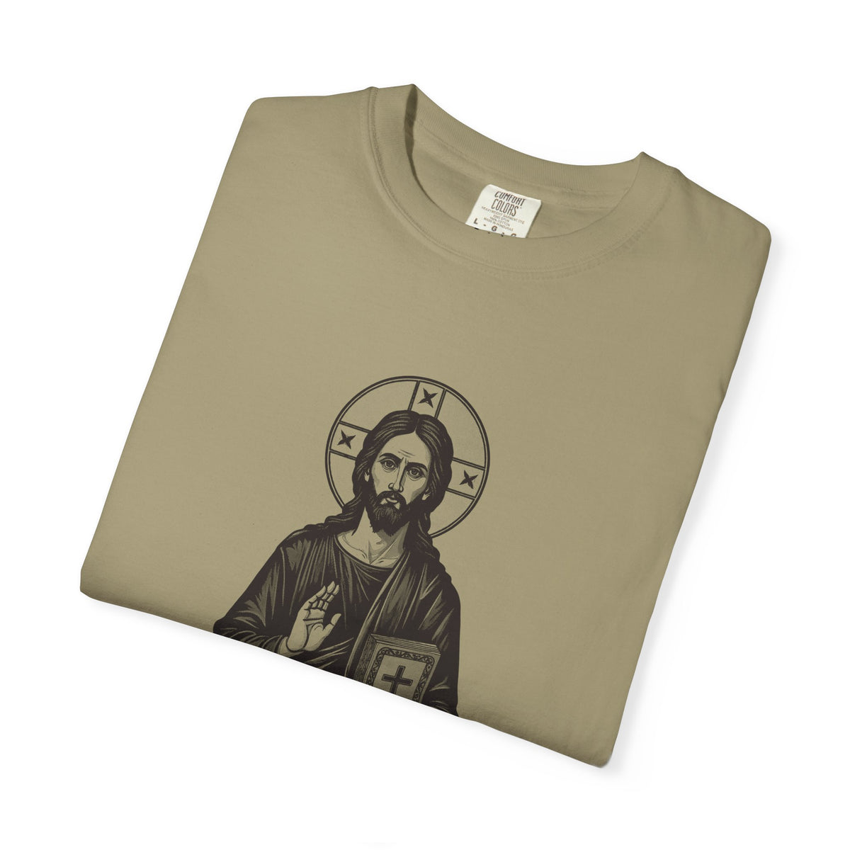 Jesus Christ · “How long must I put up with you?” — Garment-Dyed One-Ink Tee