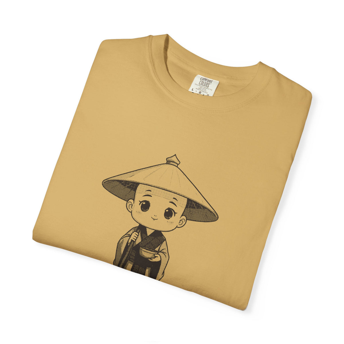 Kōbō Daishi · “Never walking alone.” — Garment-Dyed One-Ink Tee