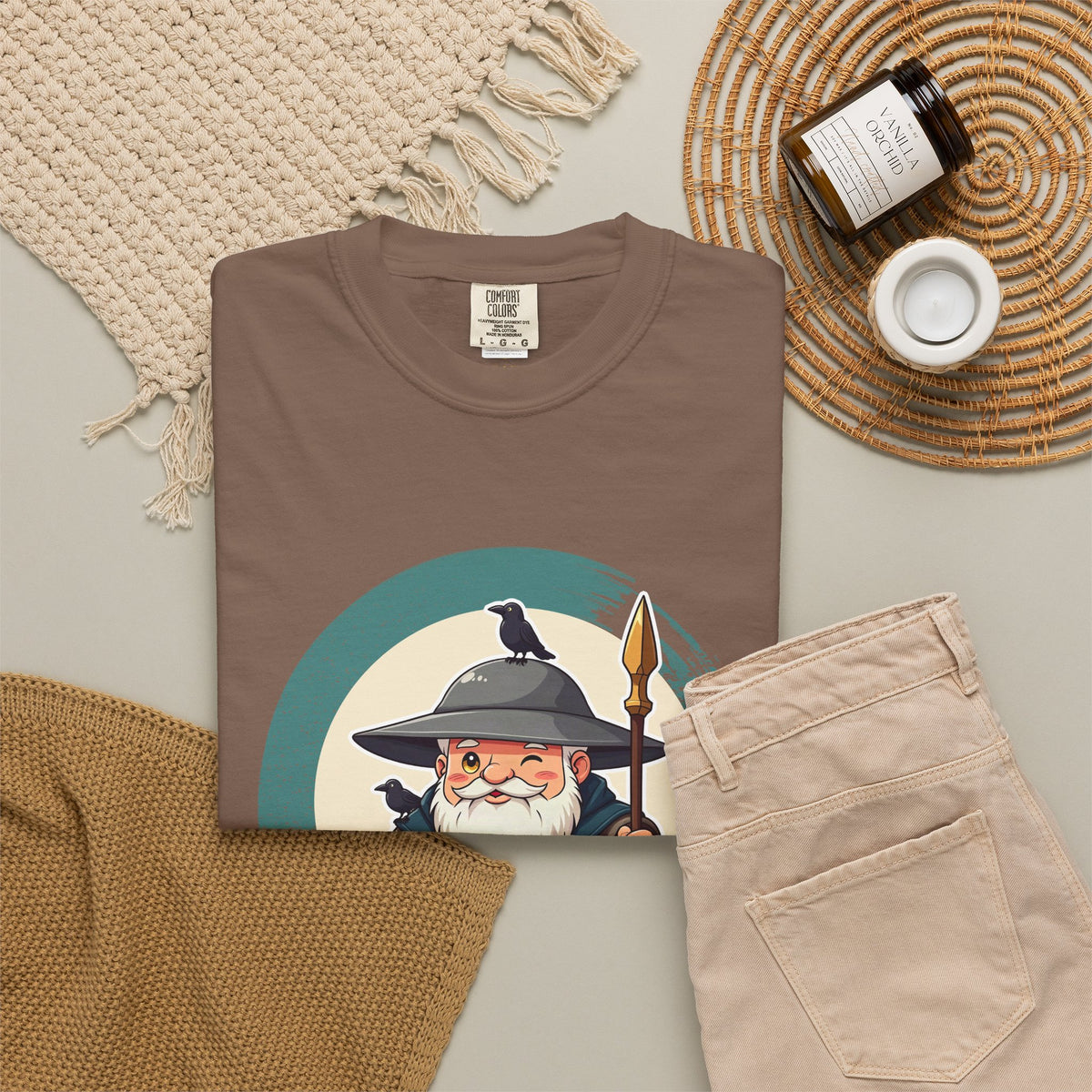 Odin: Gave an Eye for Wisdom — Garment-Dyed T-Shirt