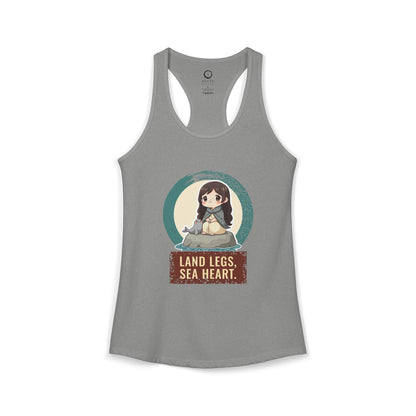 Selkie: Grey Selkie of Sule Skerry — Women's Racerback Tank