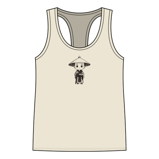 Kōbō Daishi: Walking with Every Pilgrim — Women's Racerback Tank