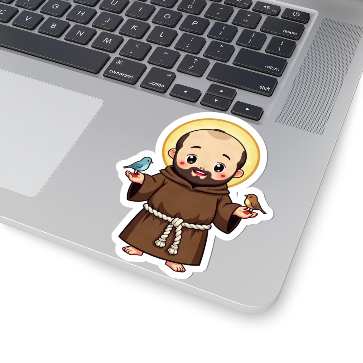 St Francis of Assisi: Preacher to the Birds — Sticker