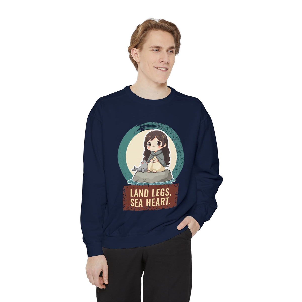 Selkie: Grey Selkie of Sule Skerry — Garment-Dyed Sweatshirt