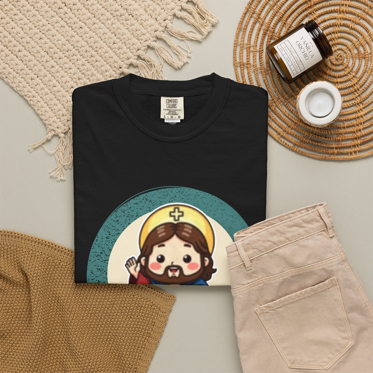 Jesus Christ · “How long must I put up with you?” — Garment-Dyed T-Shirt