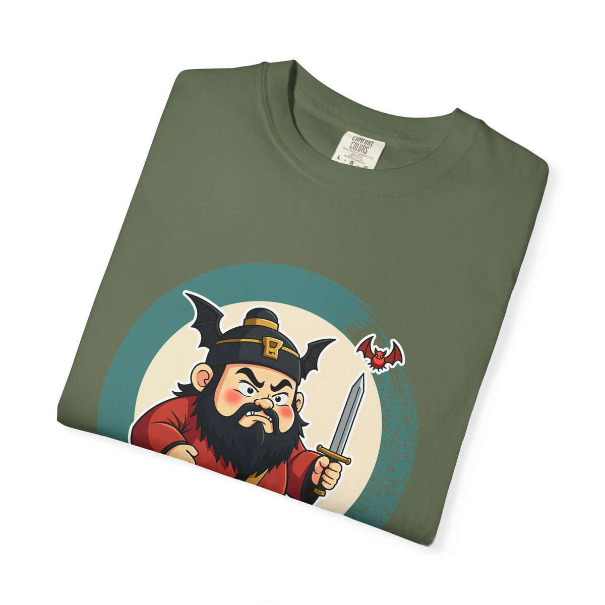 Zhong Kui: Bringer of the Five Blessings — Garment-Dyed T-Shirt