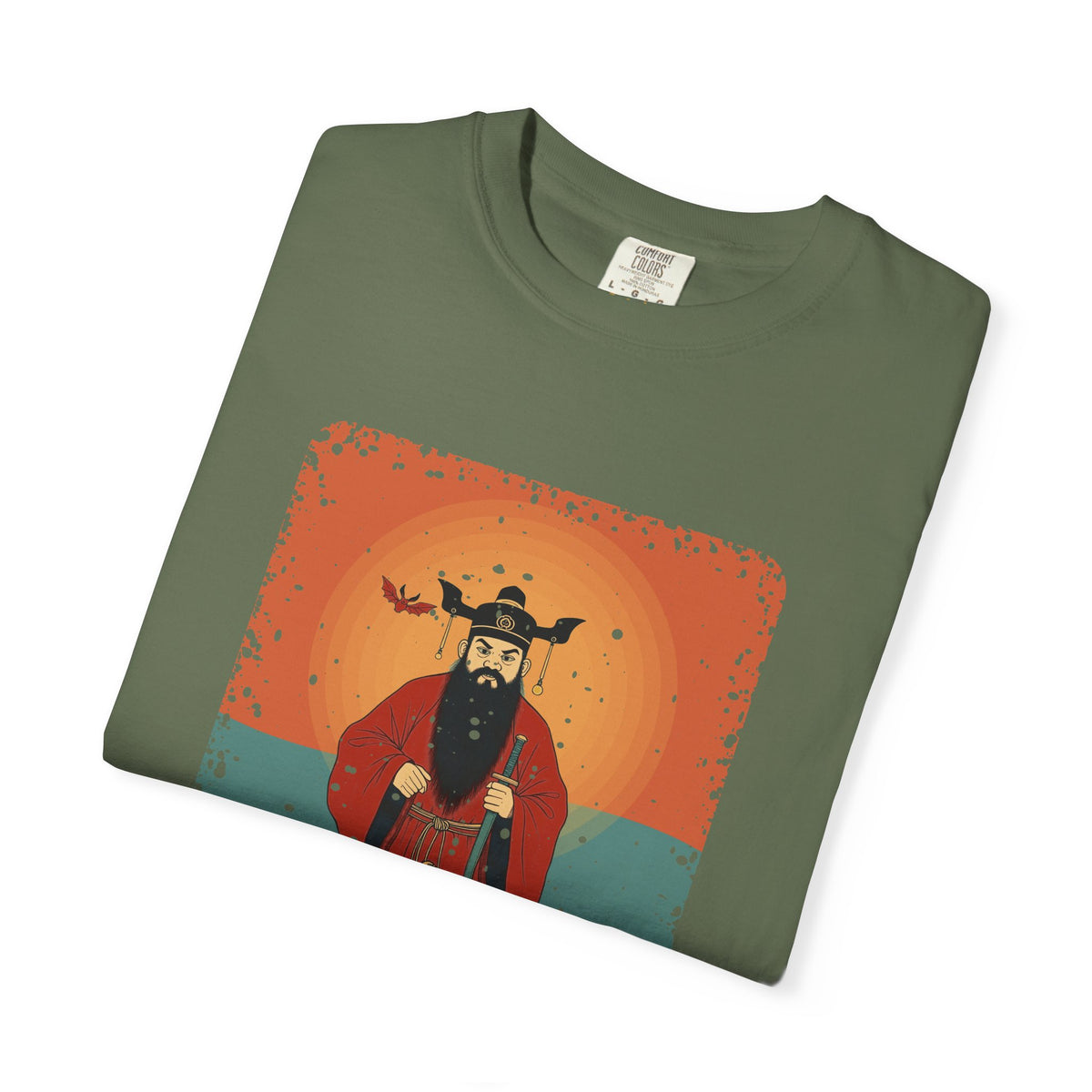 Zhong Kui: The Demon Queller — Garment-Dyed T-Shirt