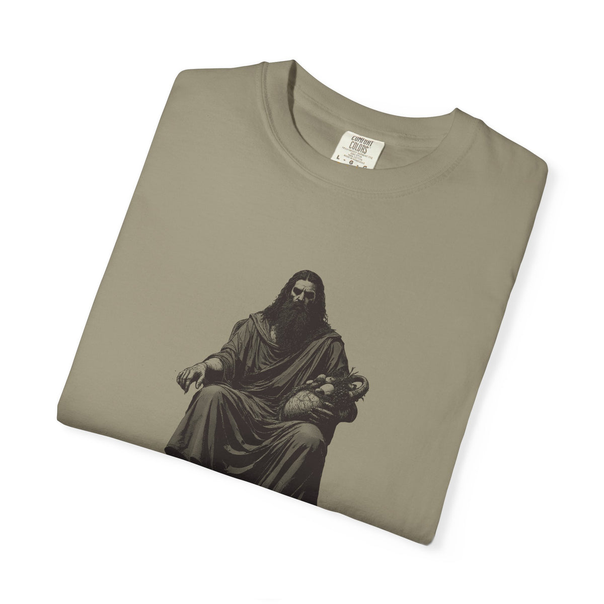 Hades · “Stern, not wicked.” — Garment-Dyed One-Ink Tee