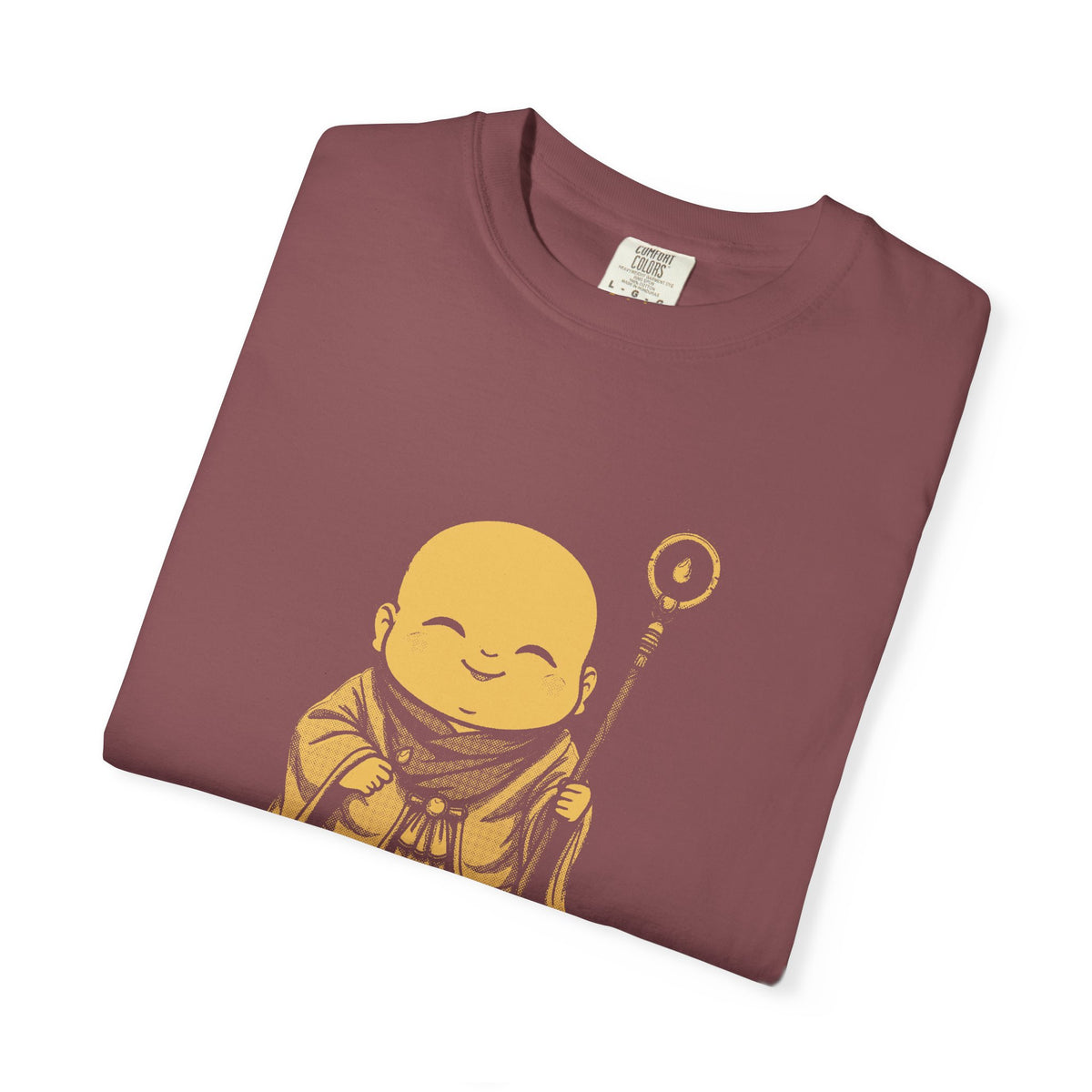 Jizō · “Travel buddy.” — Garment-Dyed One-Ink Tee