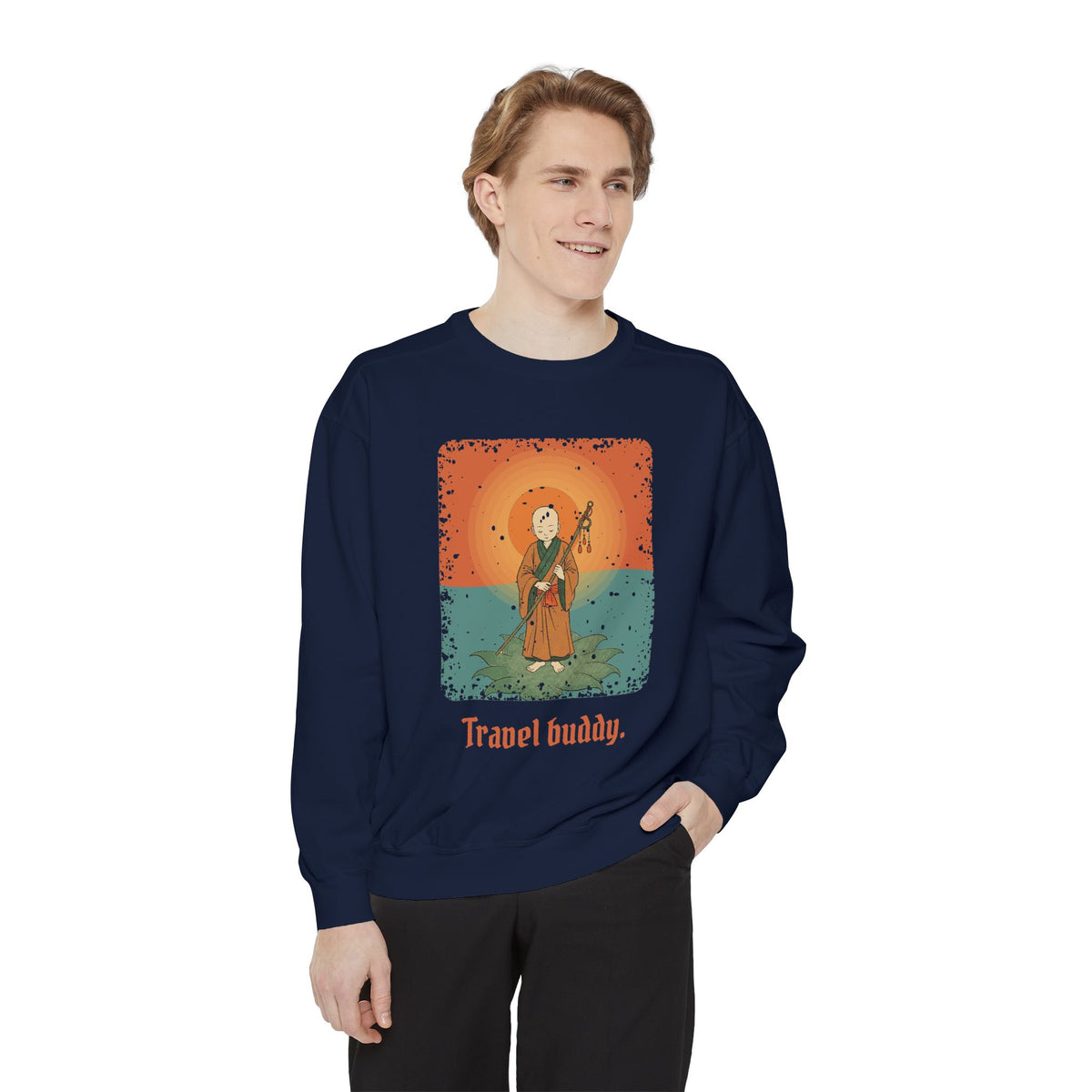 Jizō: Guardian of the Six Realms — Garment-Dyed Sweatshirt