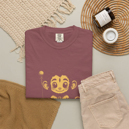 Hanuman · “Brought the whole mountain.” — Garment-Dyed One-Ink Tee