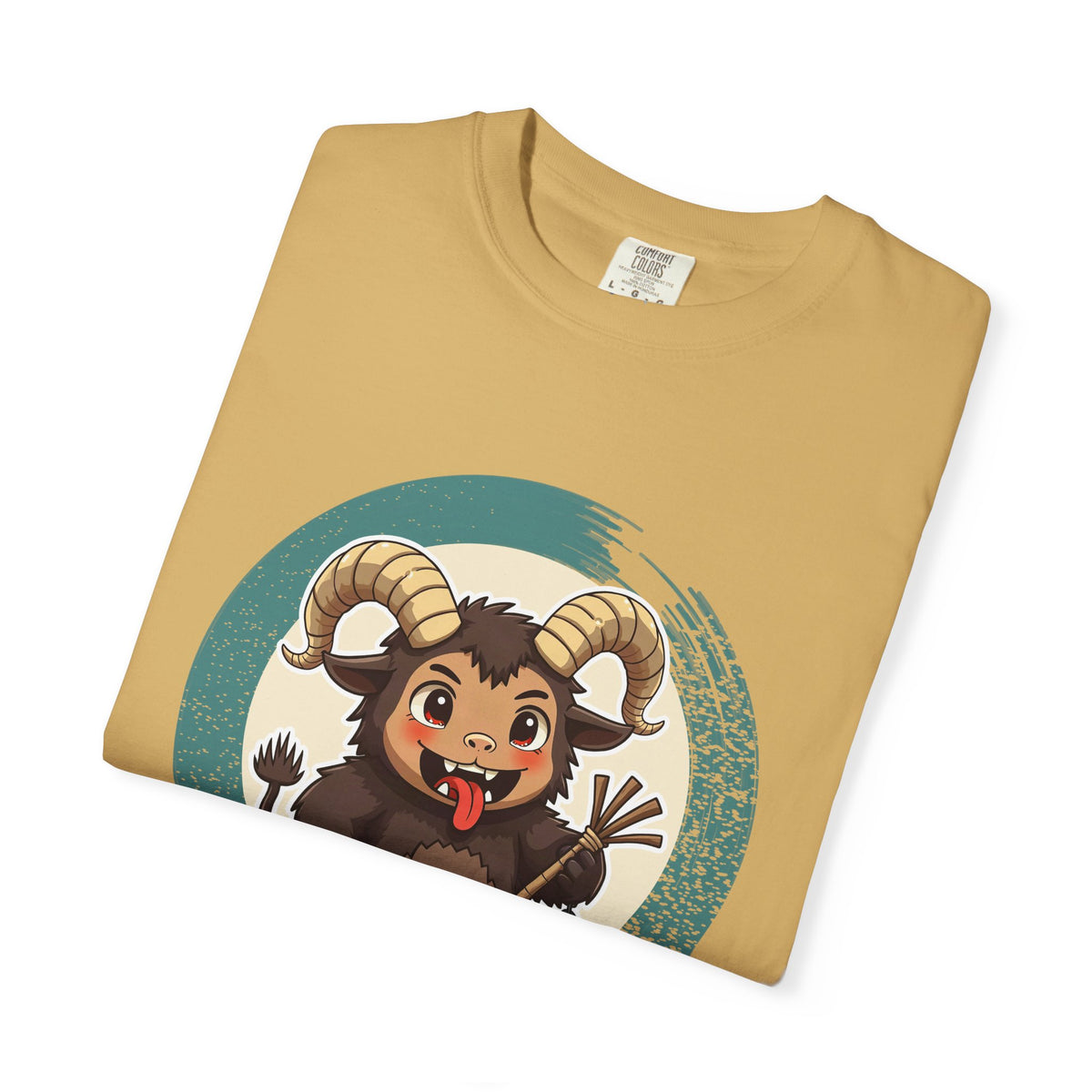 Krampus · “Mostly good this year.” — Garment-Dyed T-Shirt