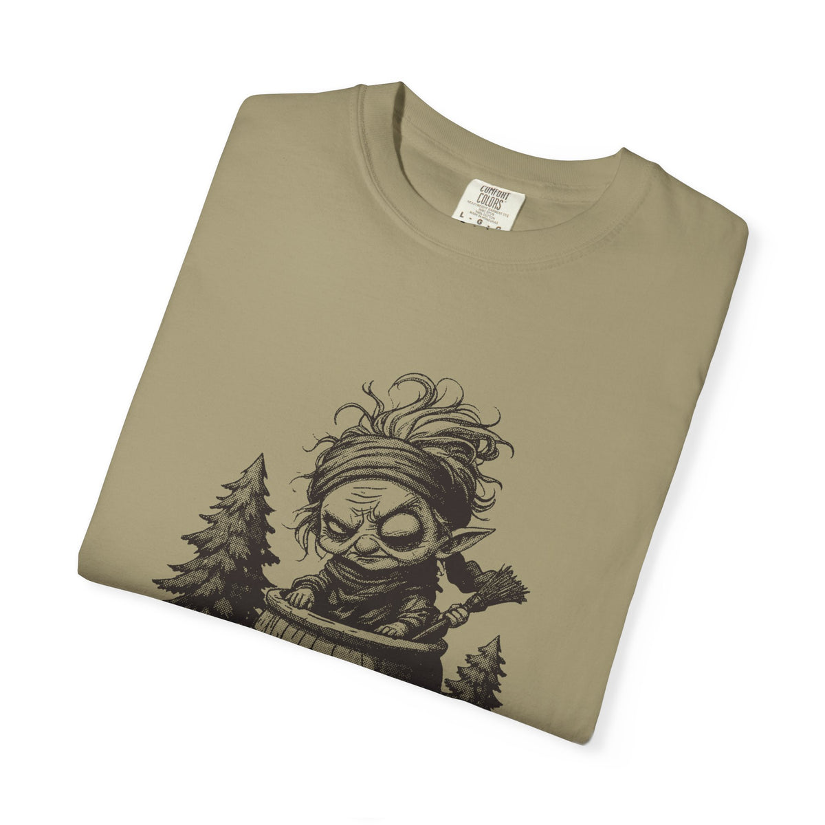Baba Yaga · “Polite visitors welcome.” — Garment-Dyed One-Ink Tee