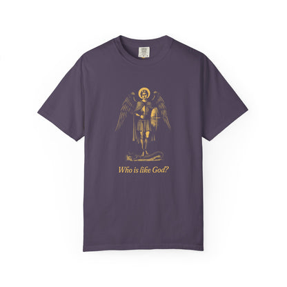St Michael the Archangel: Chief Commander of Heaven — Garment-Dyed One-Ink Tee