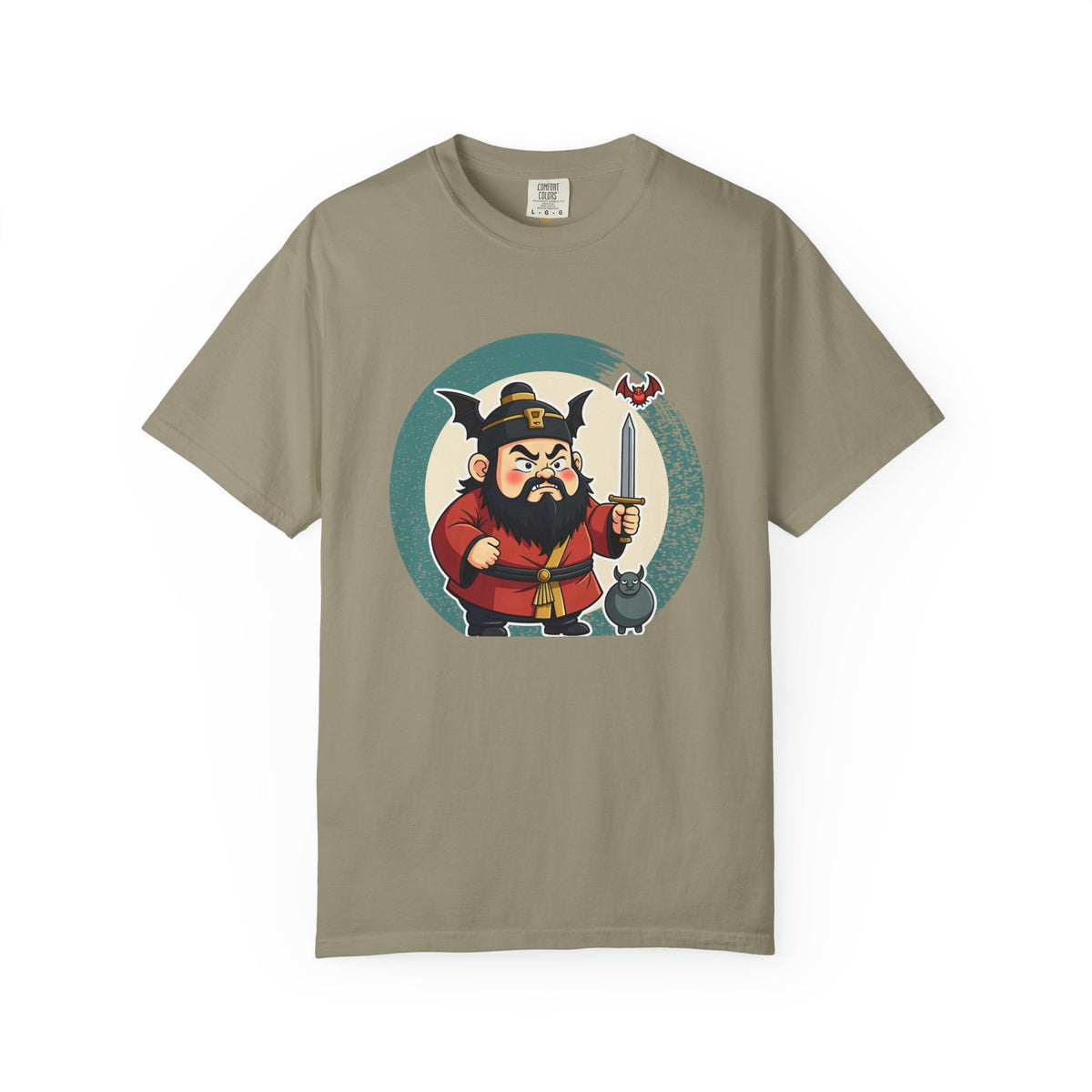Zhong Kui: Bringer of the Five Blessings — Garment-Dyed T-Shirt