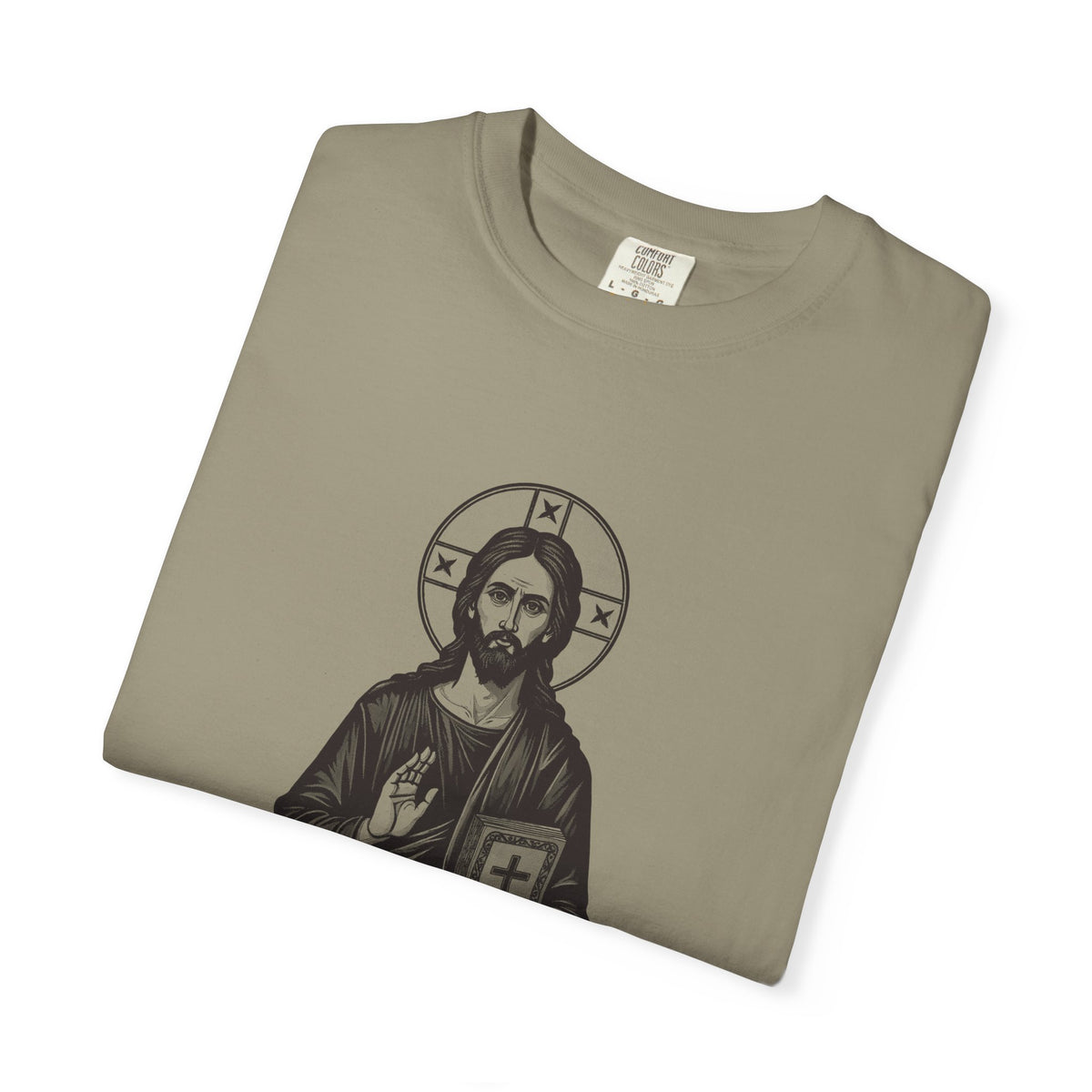 Jesus Christ · “How long must I put up with you?” — Garment-Dyed One-Ink Tee