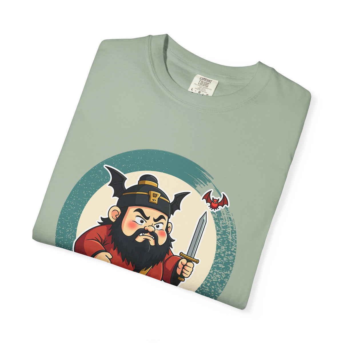 Zhong Kui: Bringer of the Five Blessings — Garment-Dyed T-Shirt
