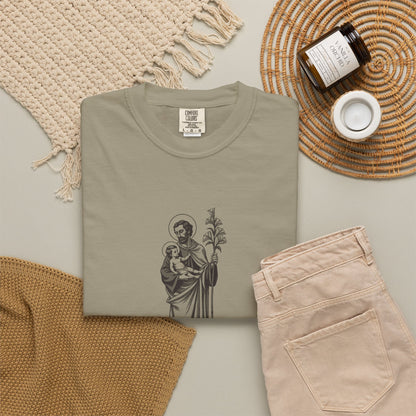 St Joseph · “Said nothing. Did everything.” — Garment-Dyed One-Ink Tee