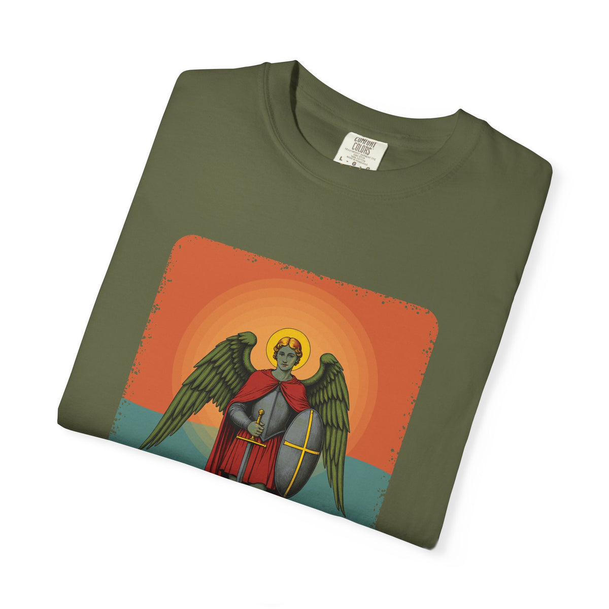 St Michael the Archangel: Chief Commander of Heaven — Garment-Dyed T-Shirt