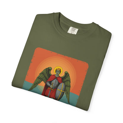 St Michael the Archangel: Chief Commander of Heaven — Garment-Dyed T-Shirt