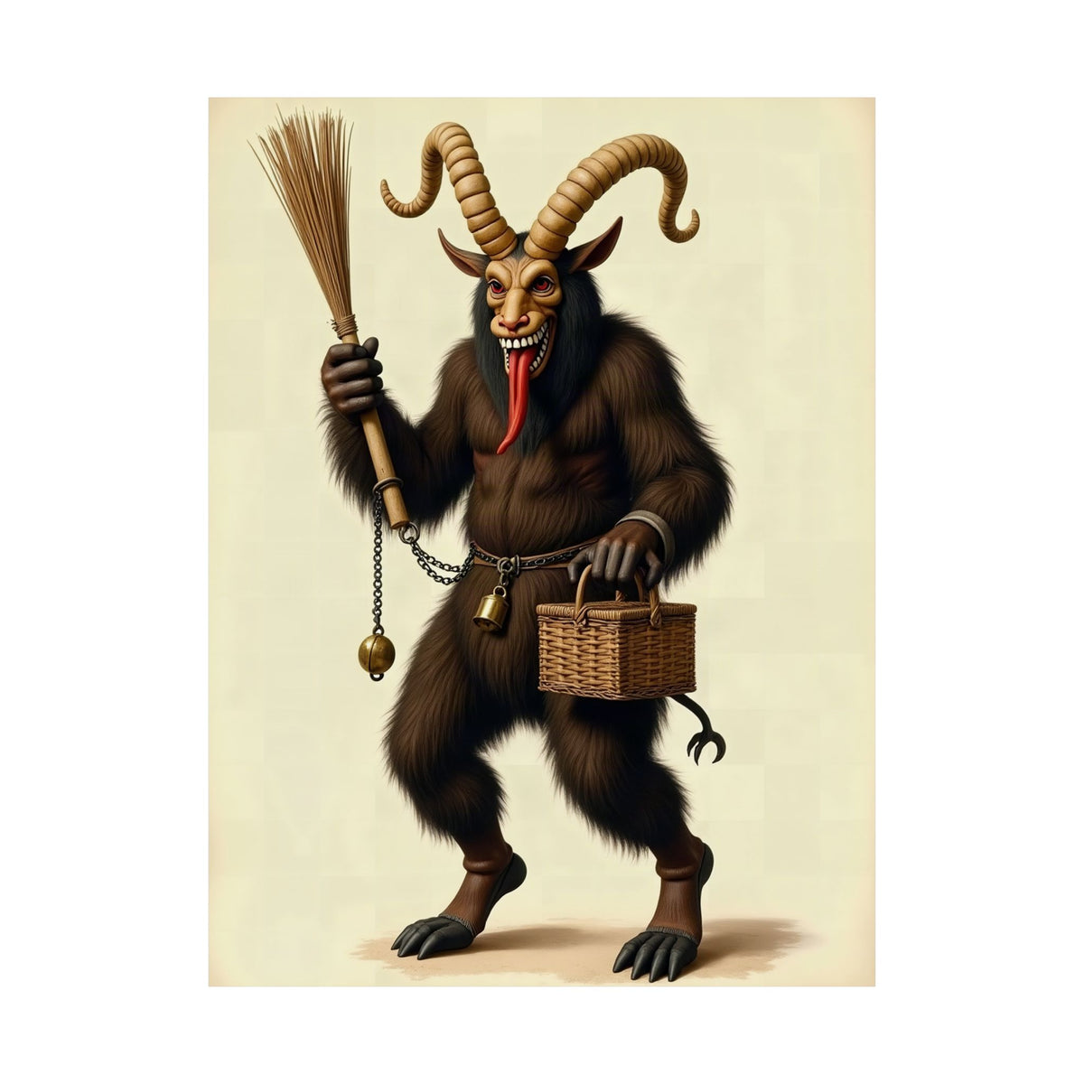 Krampus: Bringer of the Birch Rod — Art Print