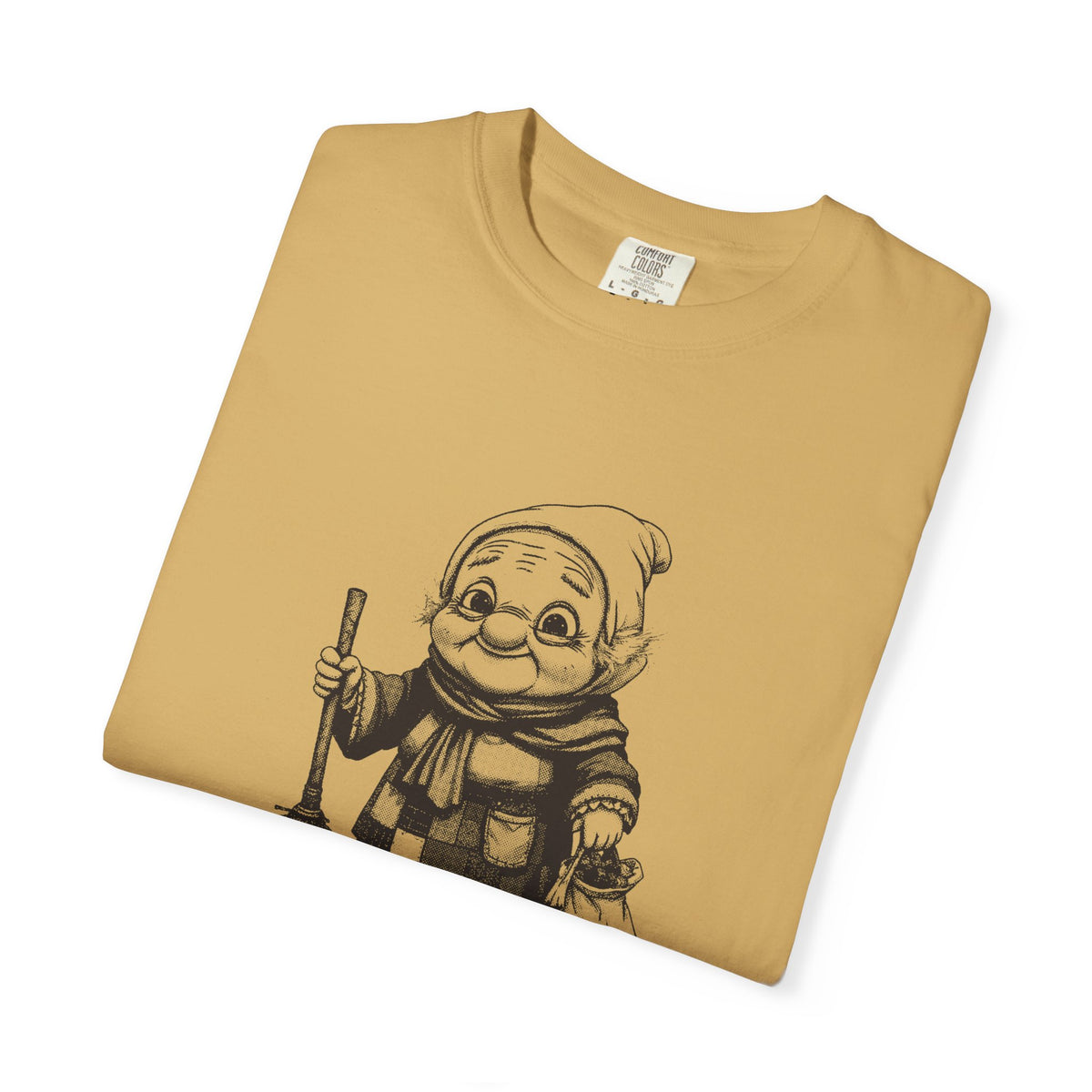 La Befana · “Sweep the old year out.” — Garment-Dyed One-Ink Tee