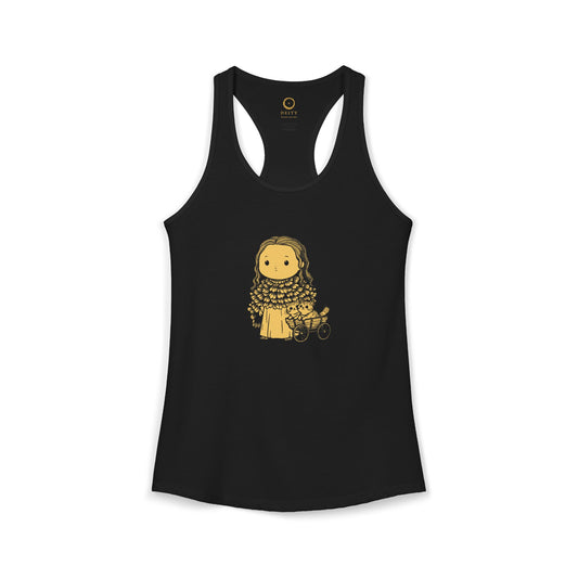 Freyja: Cats at the Reins — Women's Racerback Tank