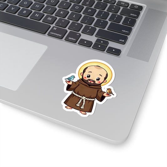 St Francis of Assisi: Preacher to the Birds — Sticker