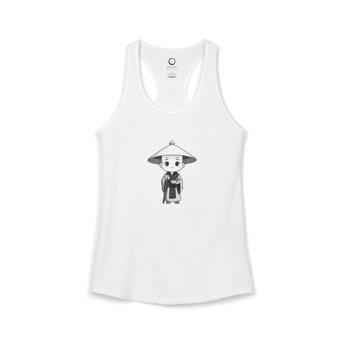 Kōbō Daishi: Walking with Every Pilgrim — Women's Racerback Tank