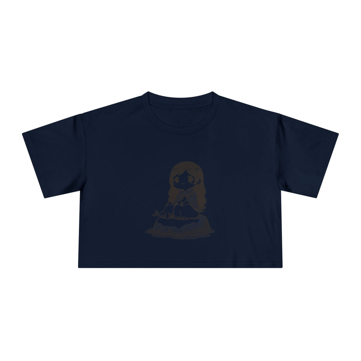 Selkie: Grey Selkie of Sule Skerry — Women's Crop Tee