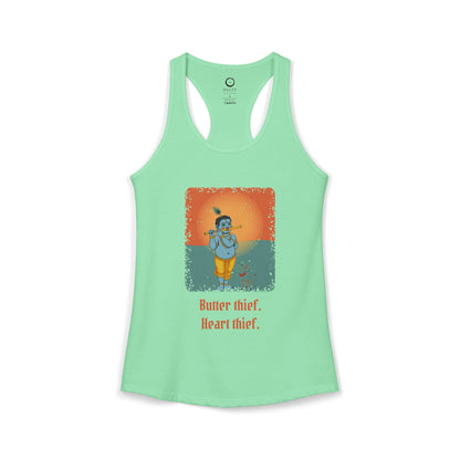Krishna: Protector of Cows — Women's Racerback Tank