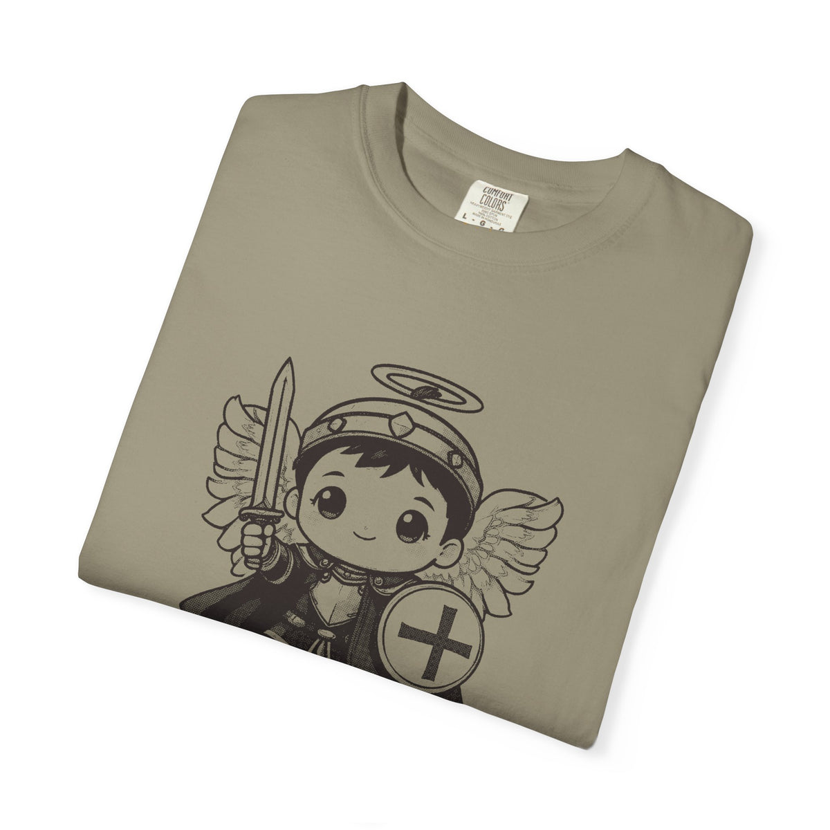 St Michael the Archangel: Prince of the Heavenly Host — Garment-Dyed One-Ink Tee