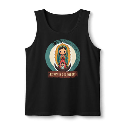 Our Lady of Guadalupe: Empress of the Americas — Unisex Muscle Tank